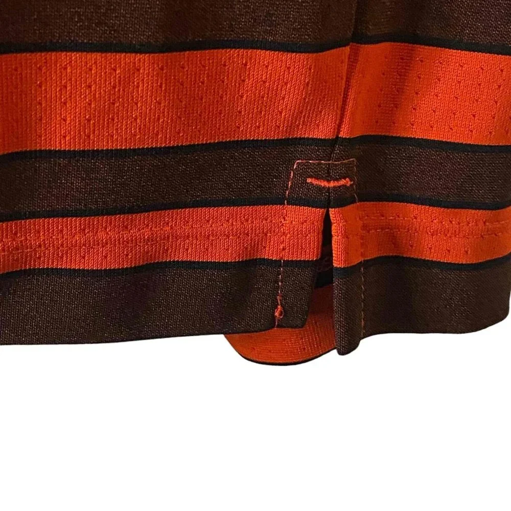 Nike Mens Orange‎ Breathable Lightweight Moisture Wicking UV Protection Polo XL